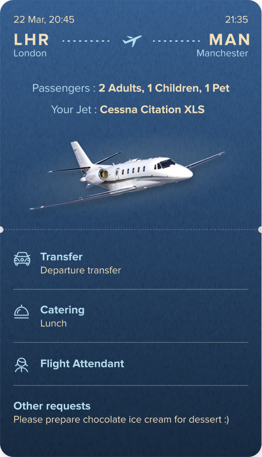 Avianese booking interface